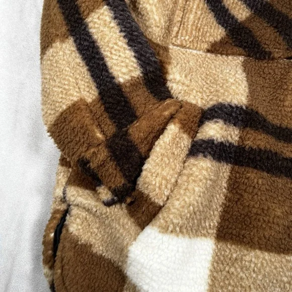 Stoic MTN High Pile Fleece Jacket Women Large Lined Button Up Warm Cozy-EUC - Picture 3 of 9